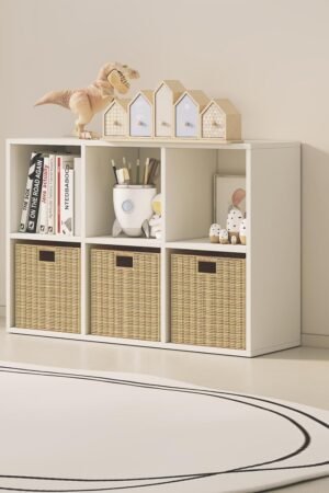 Wooden Cube Storage Cabinet